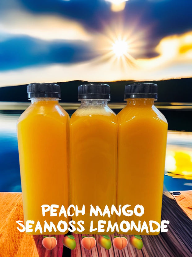 Peach Mango Irish SeaMoss Lemonade