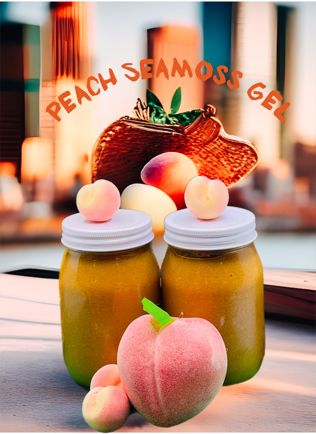 Peach Irish SeaMoss Gel