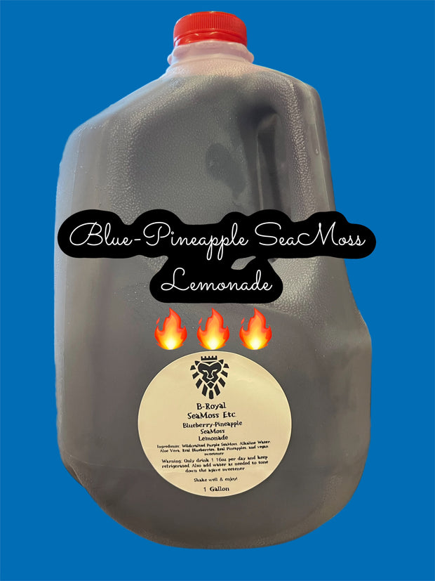 Blueberry Irish Pineapple SeaMoss Lemonade