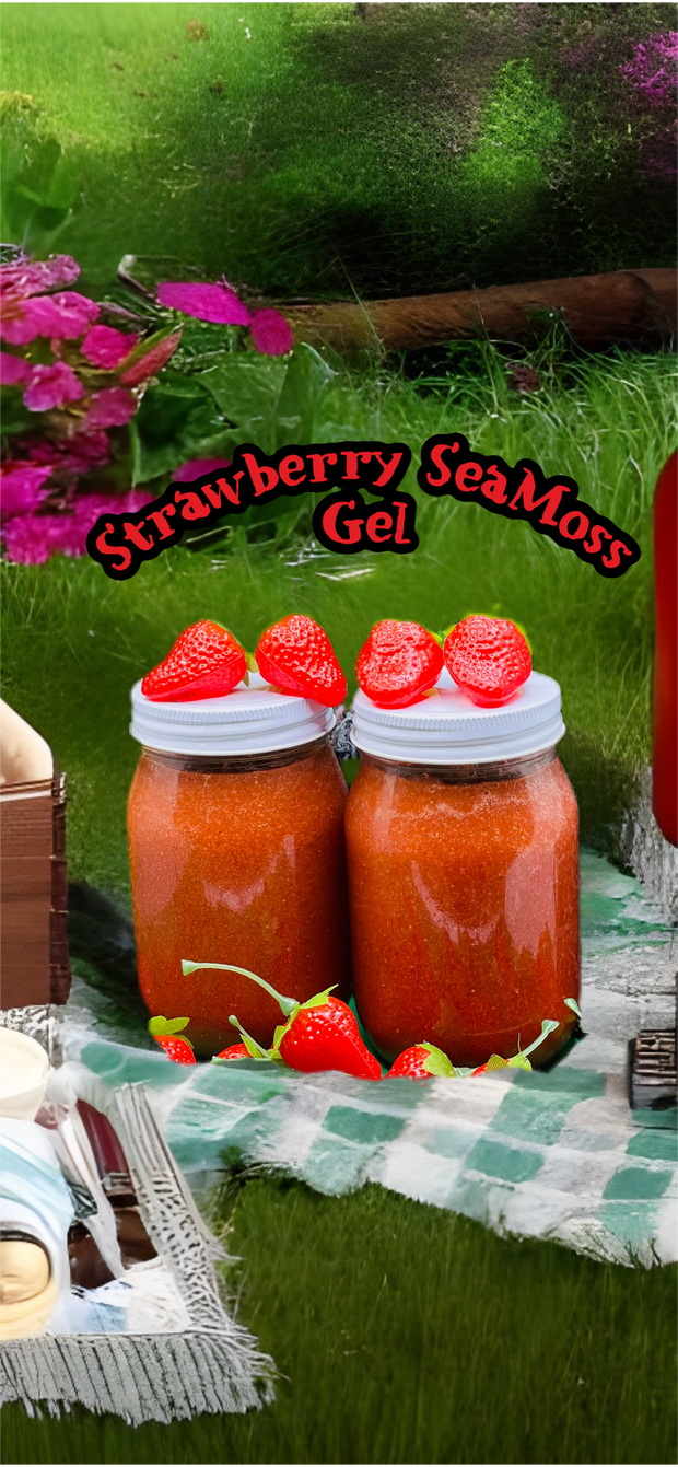 Strawberry Irish SeaMoss Gel